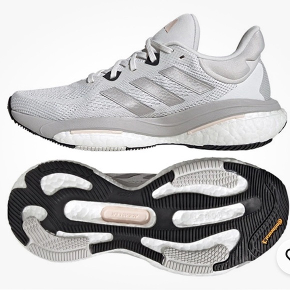NWT Adidas Women Solar Glide 5 Training Shoes‎ Running White Sneakers GYM Shoe 9